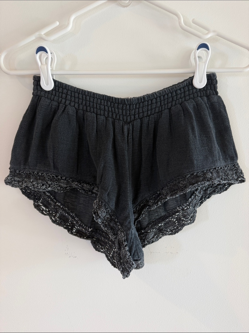 Billabong Black Lace-Trim Shorts